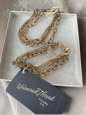 Universal Thread Goods Co. Multi-Strand Statement Bracelets - Matching Set of 2